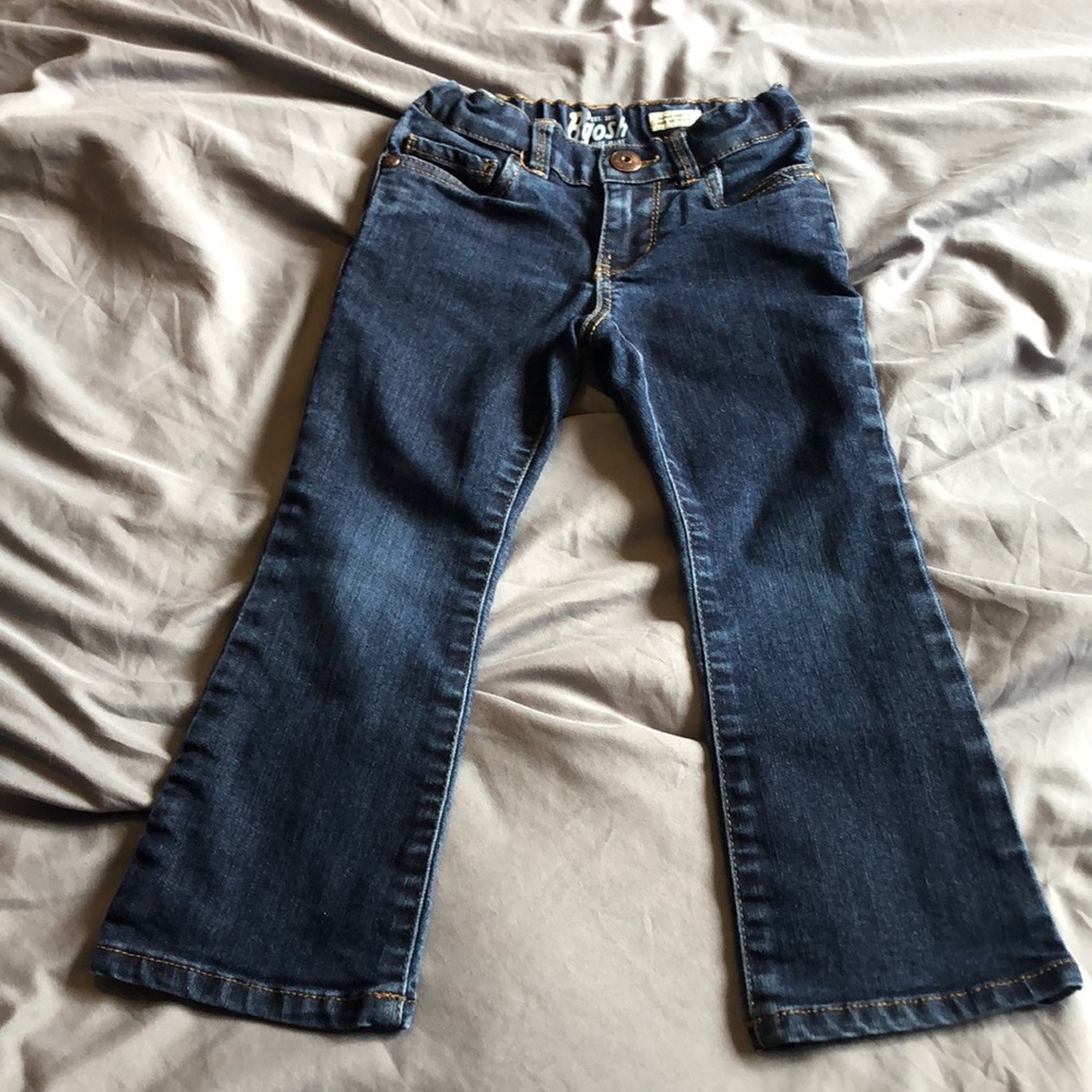 Dark bootcut jeans